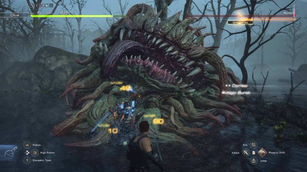 Final Fantasy XVI Complete Edition Combat Mechanics Xbox