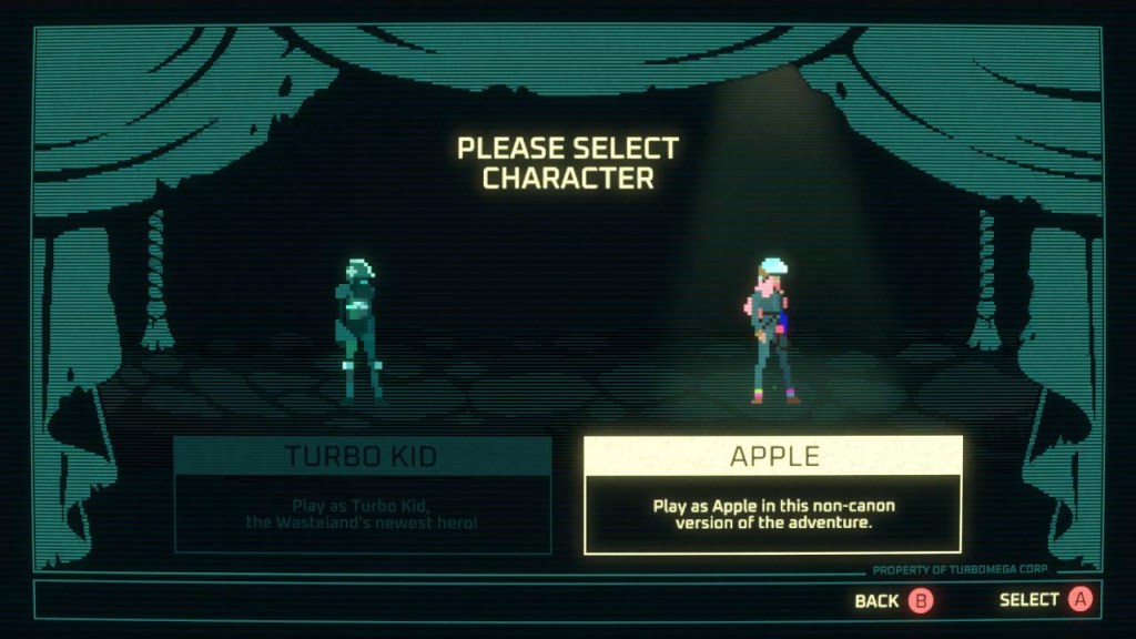Turbo Kid  Character Selection