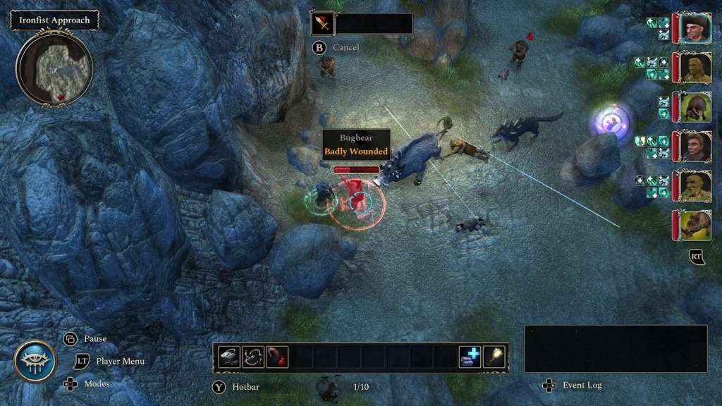 Neverwinter Nights 2: Enhanced Edition Console Controls