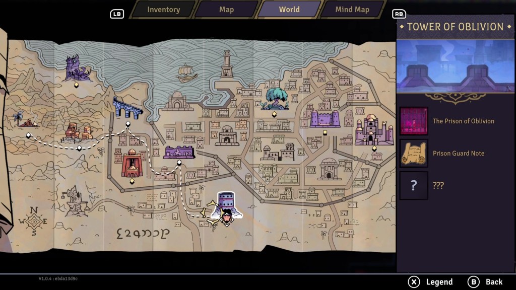 The Rogue Prince of Persia Console Branching Paths