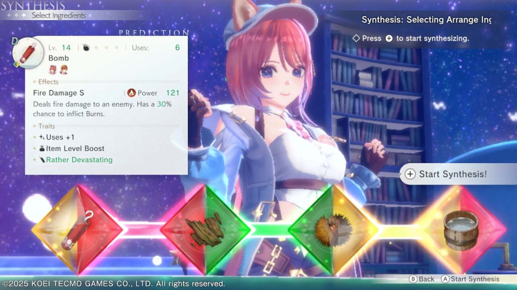 Atelier Resleriana: The Red Alchemist and The White Guardian Alchemy System