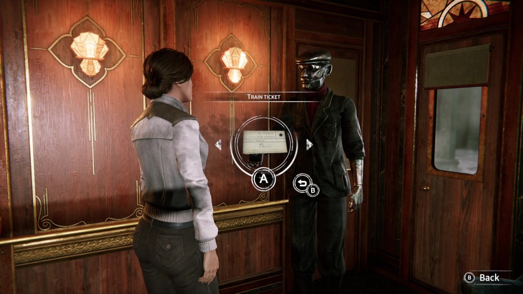 Syberia - Remastered Train Ticket